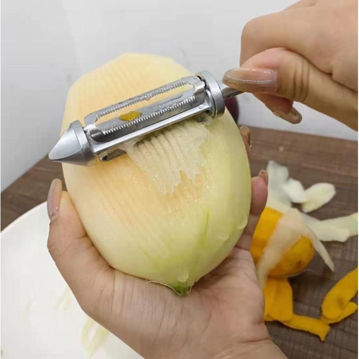 Dụng Cụ Nạo Rau Củ 4in1 kim loại cao cấp