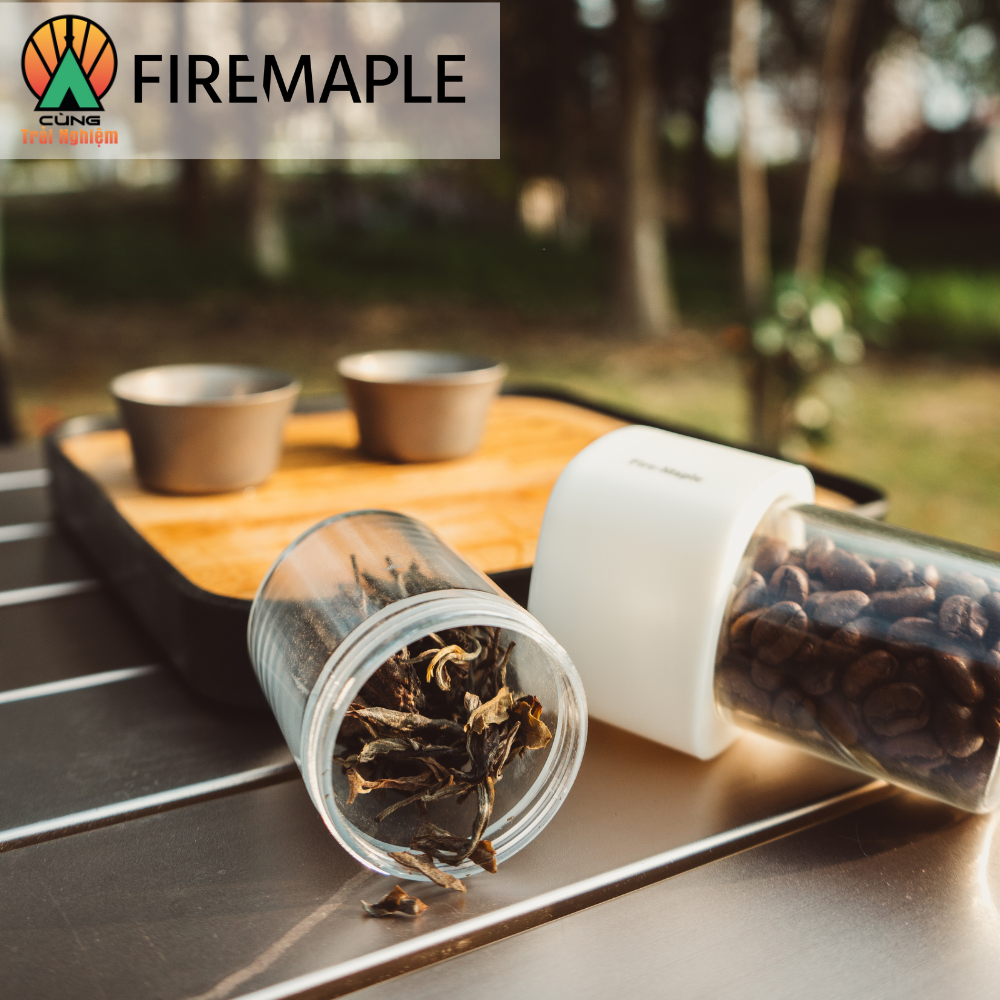 CHÍNH HÃNG Hộp Đựng Trà Tea Firemaple 2 màu nhỏ gọn tiện lợi cho du lịch cắm trại 90g FMT-01