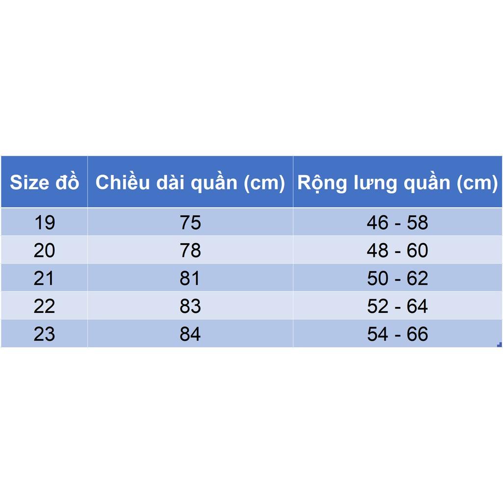 Quần jean dài cho bé trai size đại