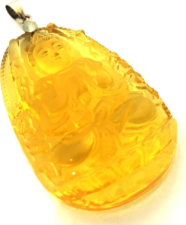 Mặt dây bản mệnh khắc ngài Thiên Thù Bồ Tát đá mã não tự nhiên cho người tuổi Tý Bạc QTJ - MDNA14