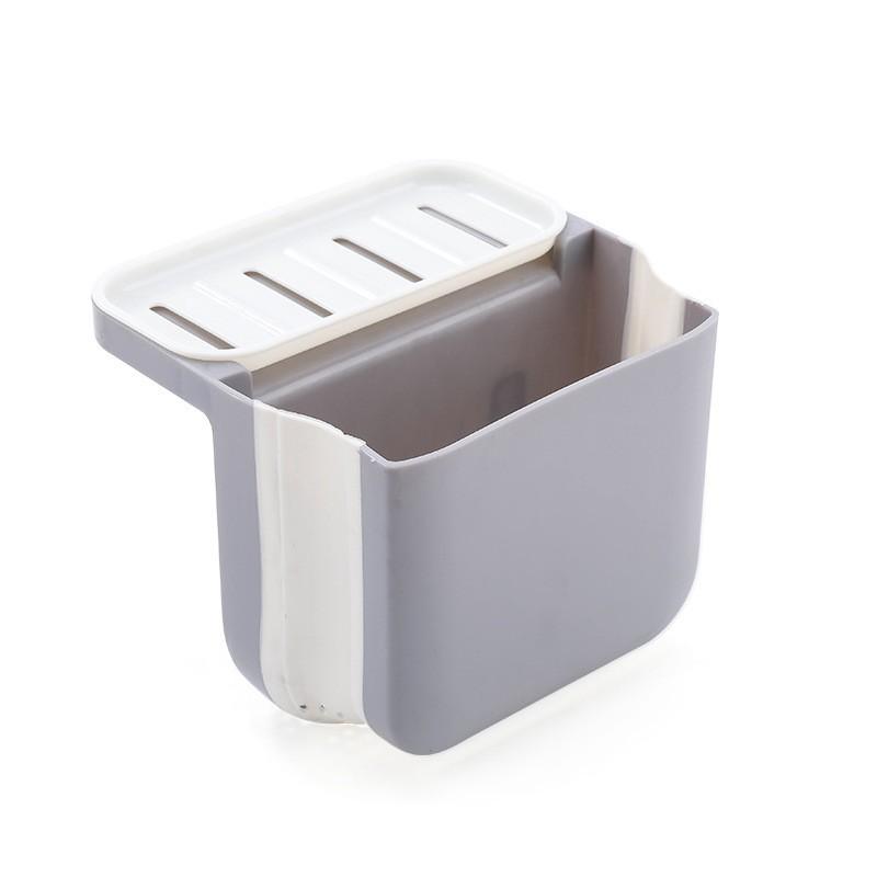 PVN31991 Rổ Đựng Đồ Ăn Dư Thừa Treo Bồn Rửa Chén Bát Nhà Bếp Kệ Giỏ Góc Tam Giác Chặn Lọc Thức Ăn Rác Thải Siêu Tiện Lợi