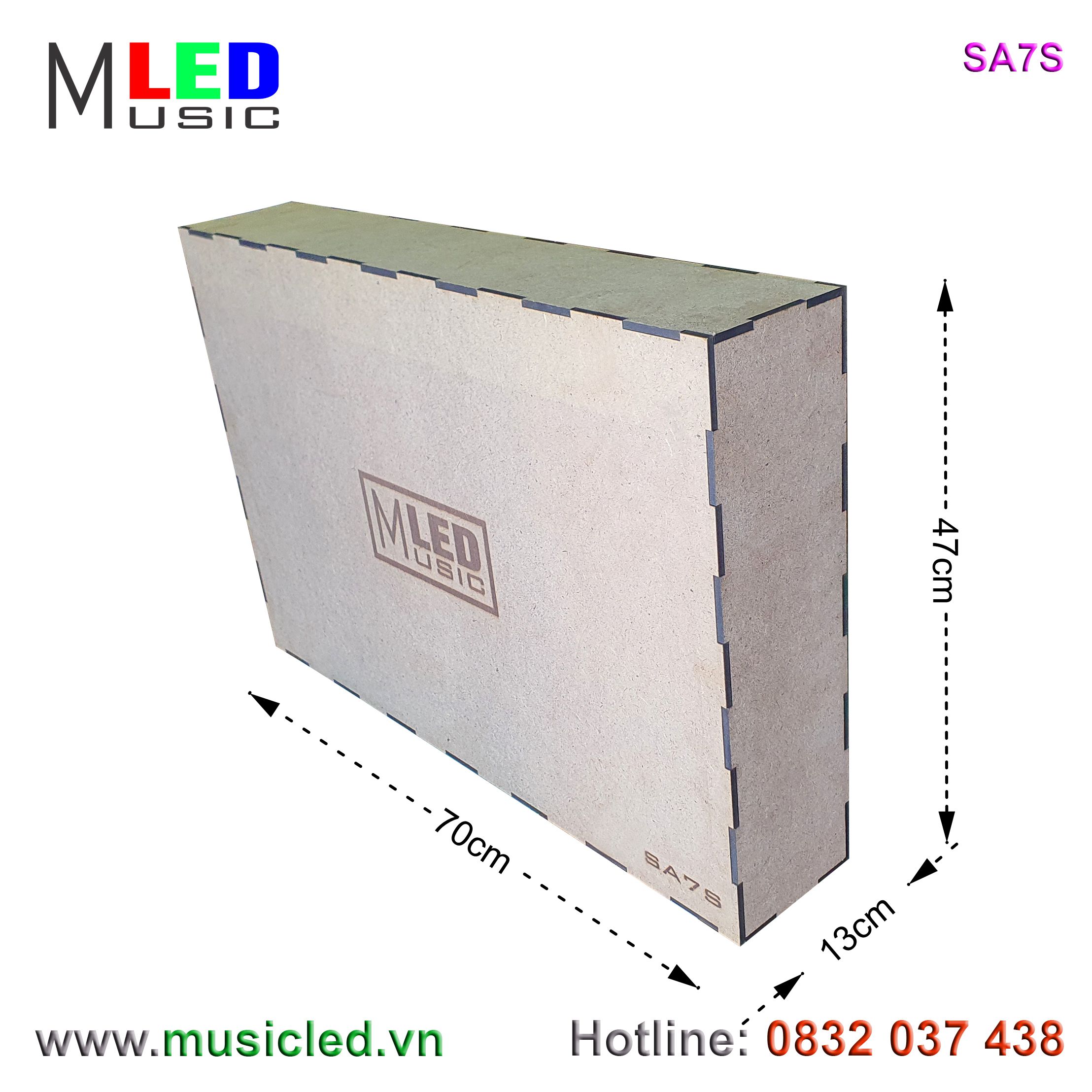 Dàn đèn Music LED nháy theo tần số nhạc 7 cột để bàn