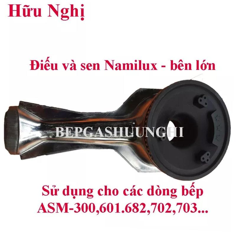 Sen chia lửa và điếu inox, Sử dụng cho dòng bếp gas Namilux