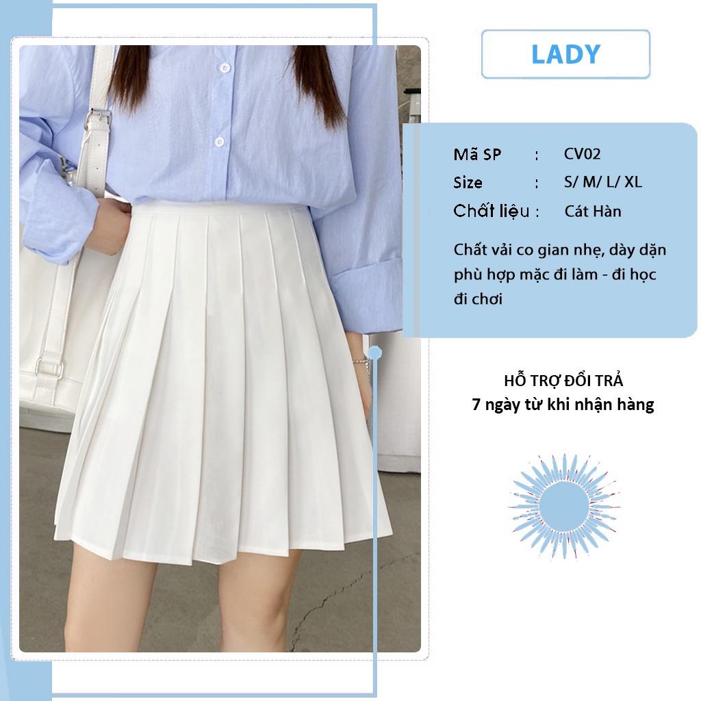 Chân váy xếp ly ngắn đẹp - Kiểu váy tennis xếp li học sinh Vitalita CV02
