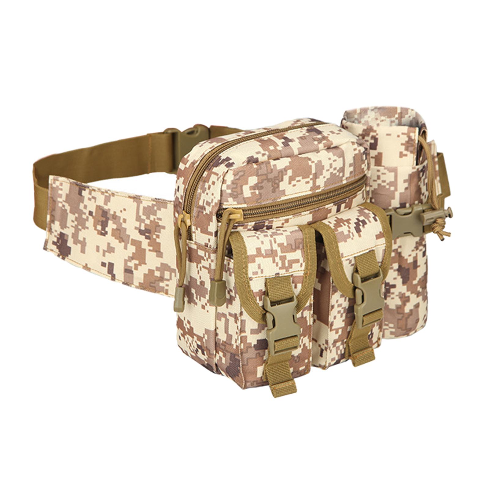 1pc Waist Pack Bag Oxford Cloth Waterproof Army Mountaineering Shooting