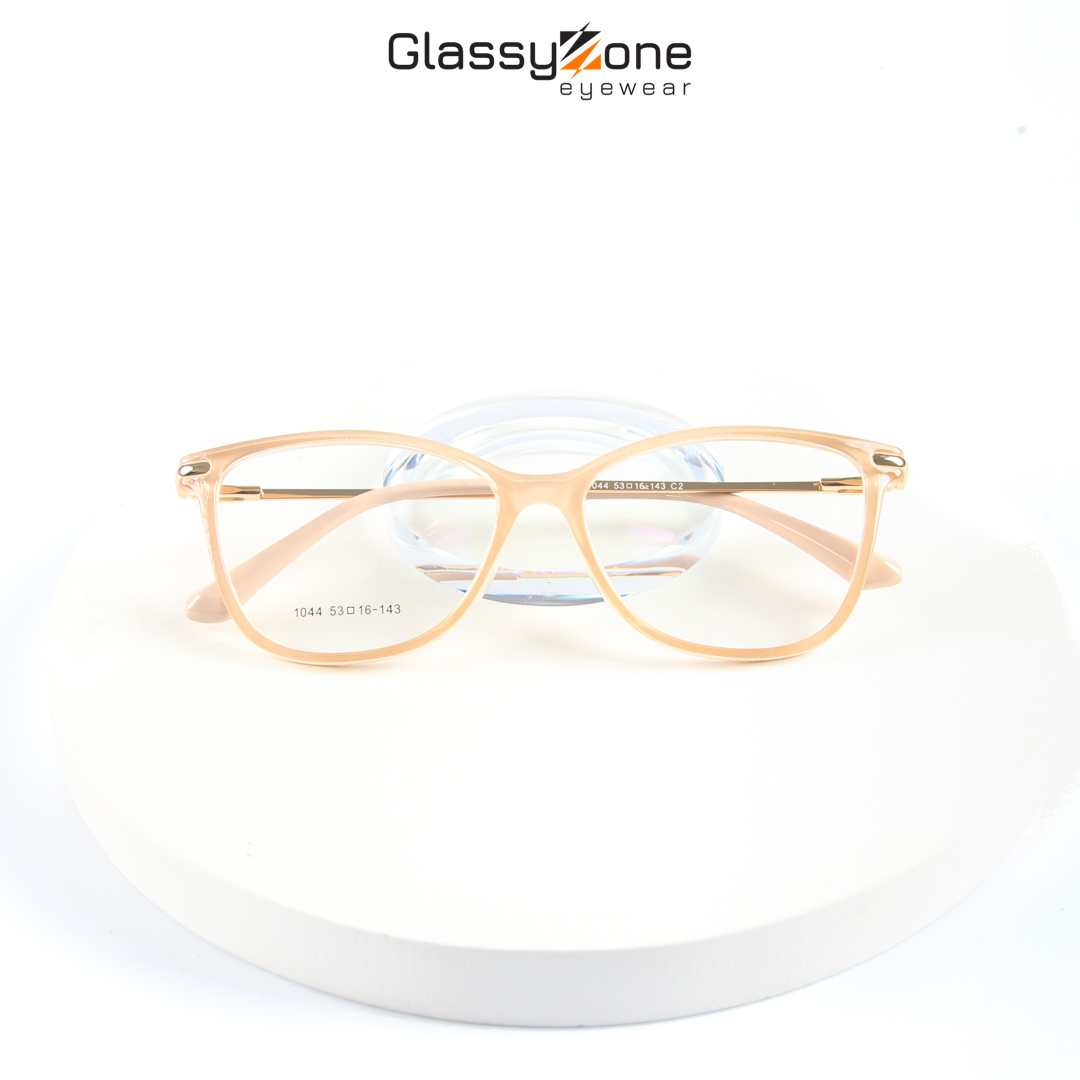 Gọng kính cận, Mắt kính giả cận nhựa dẻo Form mèo Nữ Chase - GlassyZone