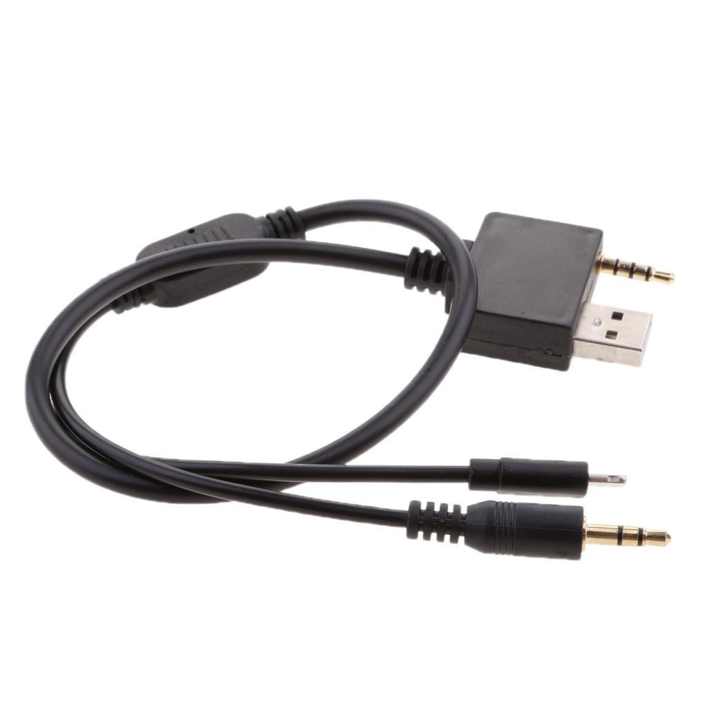 Car 3.5mm Male AUX Audio Interface Adapter Cable for for