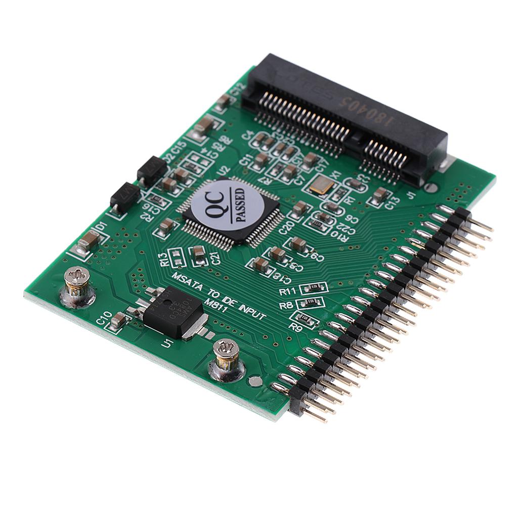 MSATA SSD to 2.5 '' 44-pin IDE Hard Drive Adapter Adapter Card for Computers