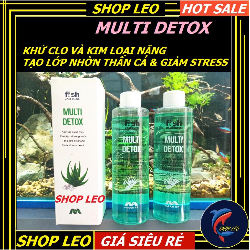 Multi Detox -Khử Clo - Khử Độc - Chống Sốc - Tạo Lớp Nhờn Giảm Stress Cho Cá Cảnh - phụ kiện thủy sinh-shopleo