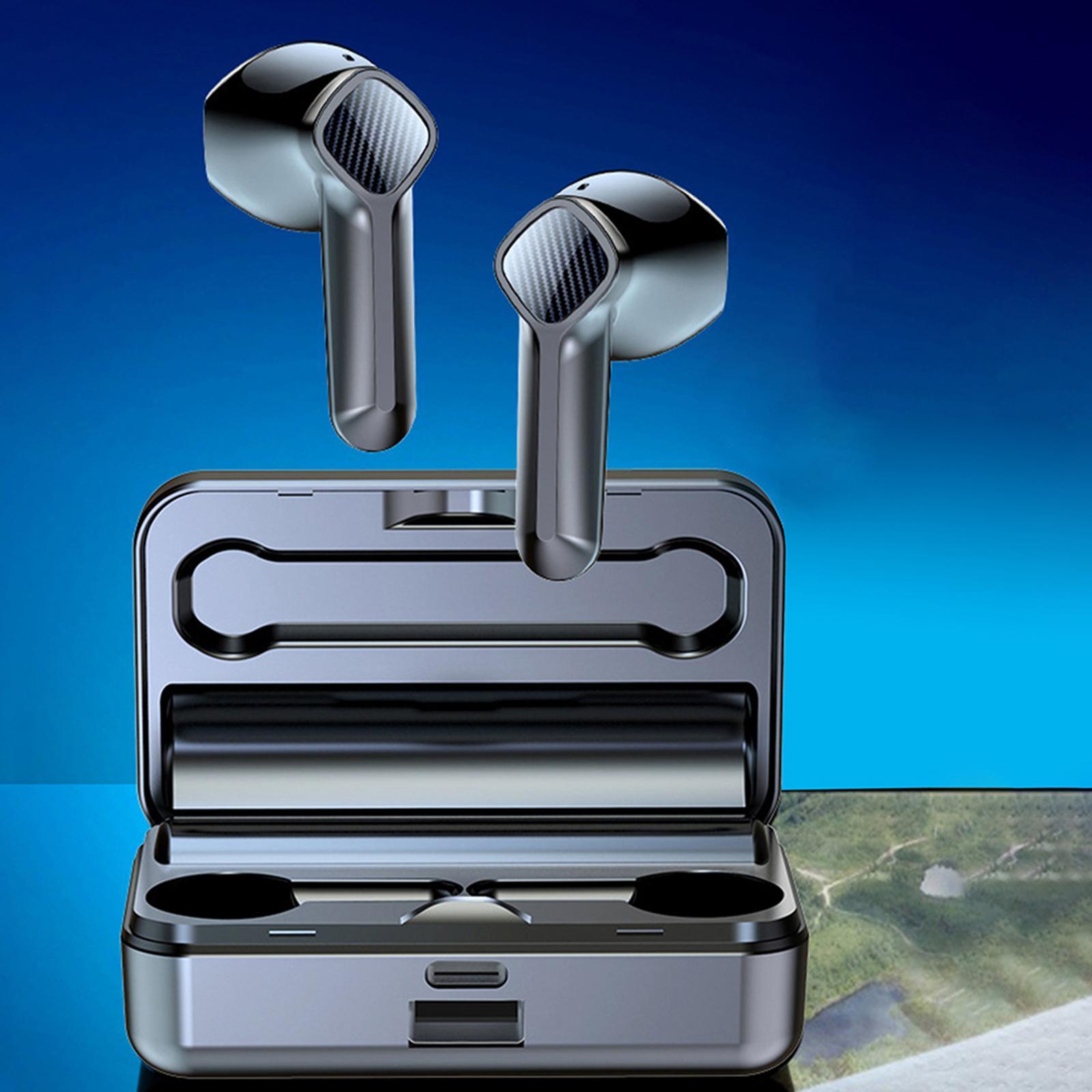Wireless Bluetooth Earbuds, Touch Enabled Compact Charging Case Earphones for Running Office