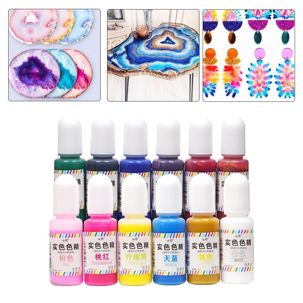 Set 12 Bottles Concentrated for Epoxy Resin   Art