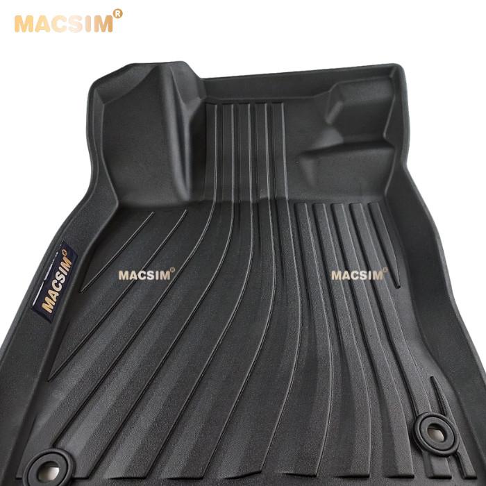 Thảm lót sàn xe ô tô Honda Civic TC 2022+ Nhãn hiệu Macsim chất liệu nhựa TPE màu đen hàng loại 2