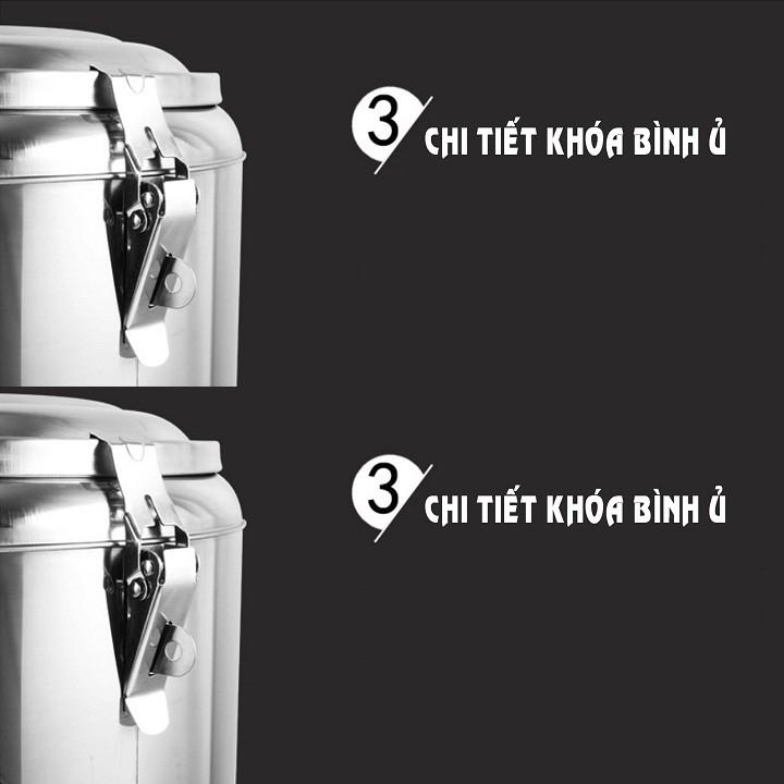 BÌNH Ủ TRÀ SỮA ,GIỮ NƯỚC NÓNG LẠNH, GIỮ NHIỆT INOX 304 CAO CẤP NHIỀU KÍCH CỠ