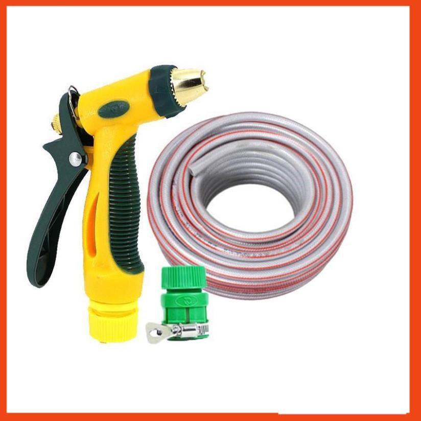 Bộ dây vòi xịt nước rửa xe,tưới cây tăng áp 3 lần 3-5M 206317