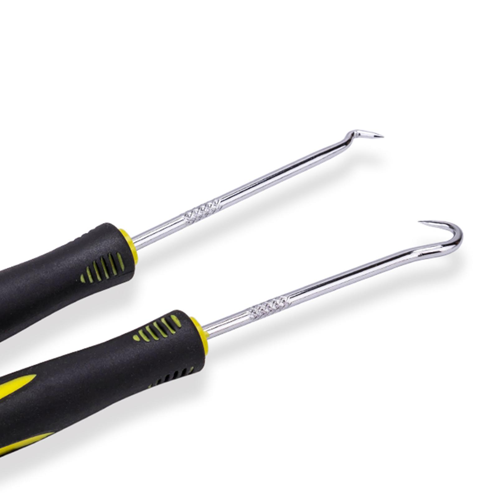 Hose Removal Set, 4 Piece Hook And Pick Set, Car Hook, Oil Seal Puller, O-Ring Hook, Vacuum Hoses