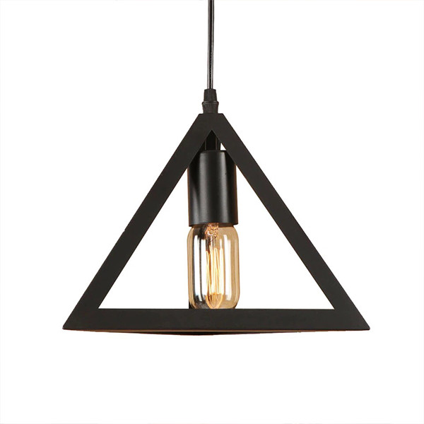 Đèn thả khung sắt hình tam giác