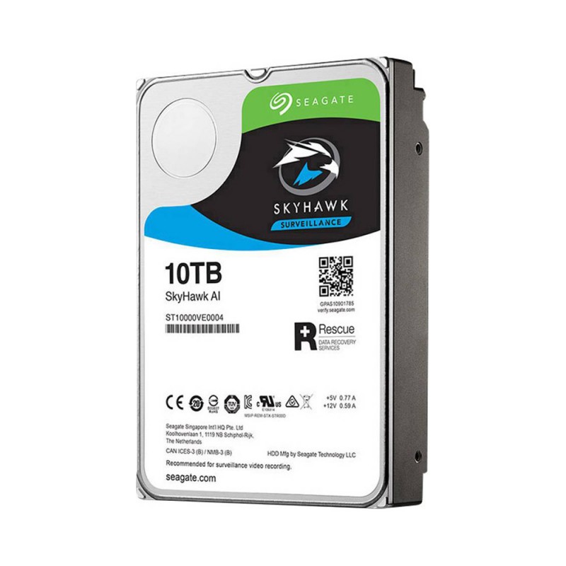 Ổ Cứng HDD Seagate SKYHAWK AI  10TB/3.5/7200rpm ST10000VE0004 - Hàng Chính Hãng