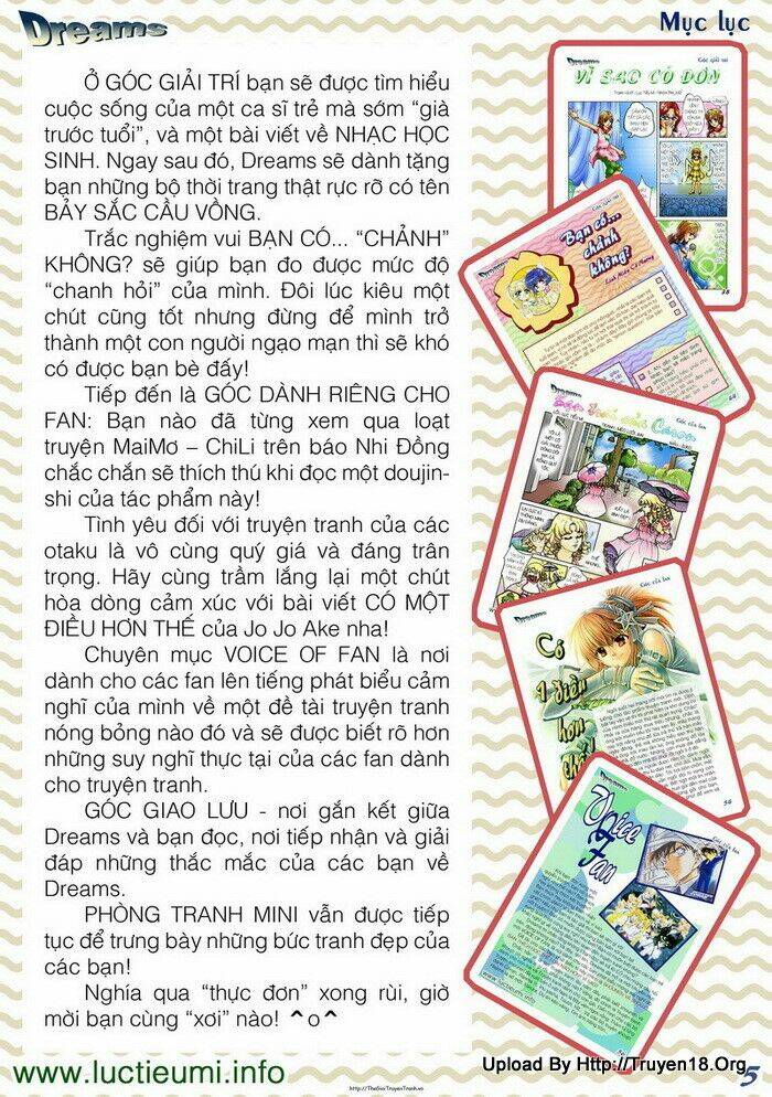 tạp chí dream chapter 4 7