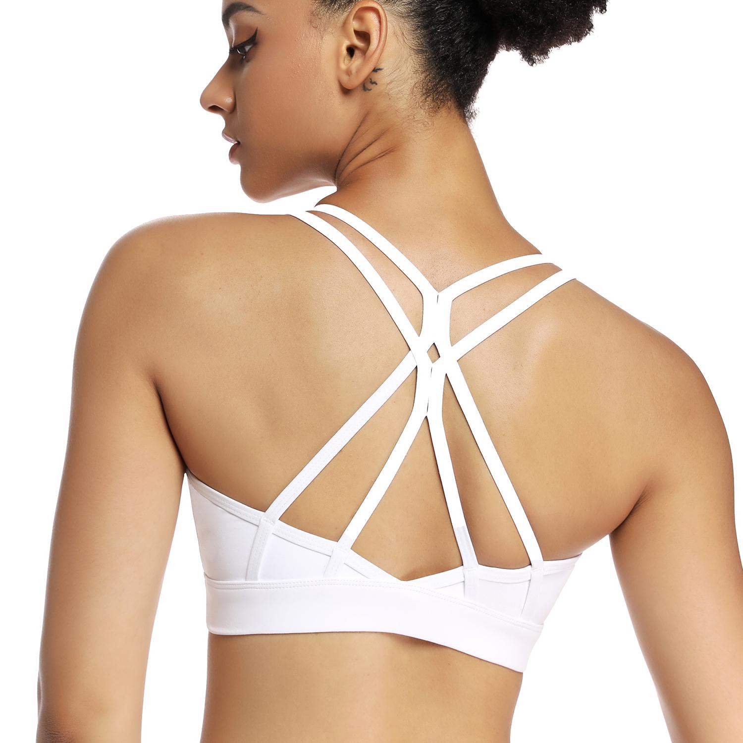 Kích Thước Lớn Thiết Kế Quai Áo Ngực Thể Thao Thể Dục Lưng Nữ Áo Ngực Thể Thao Hỗ Trợ Ánh Sáng Trên Áo Bra Yoga Bra Tập Gym Thể Thao hàng Đầu