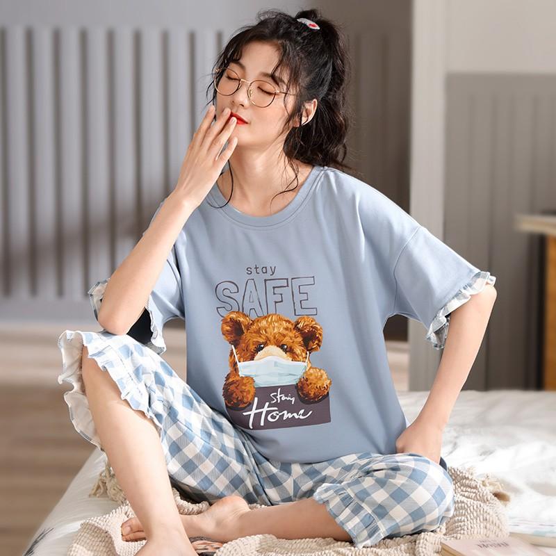 Set đôi nam nữ quần lửng phù hợp các cặp đôi, nhóm bạn dùng làm dresscode trong các buổi party mùa hè