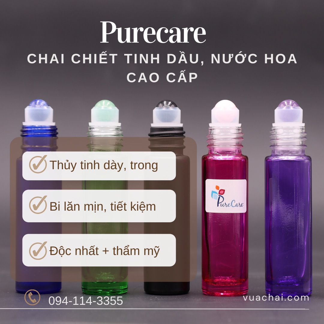 10 Chai bi lăn 10ml