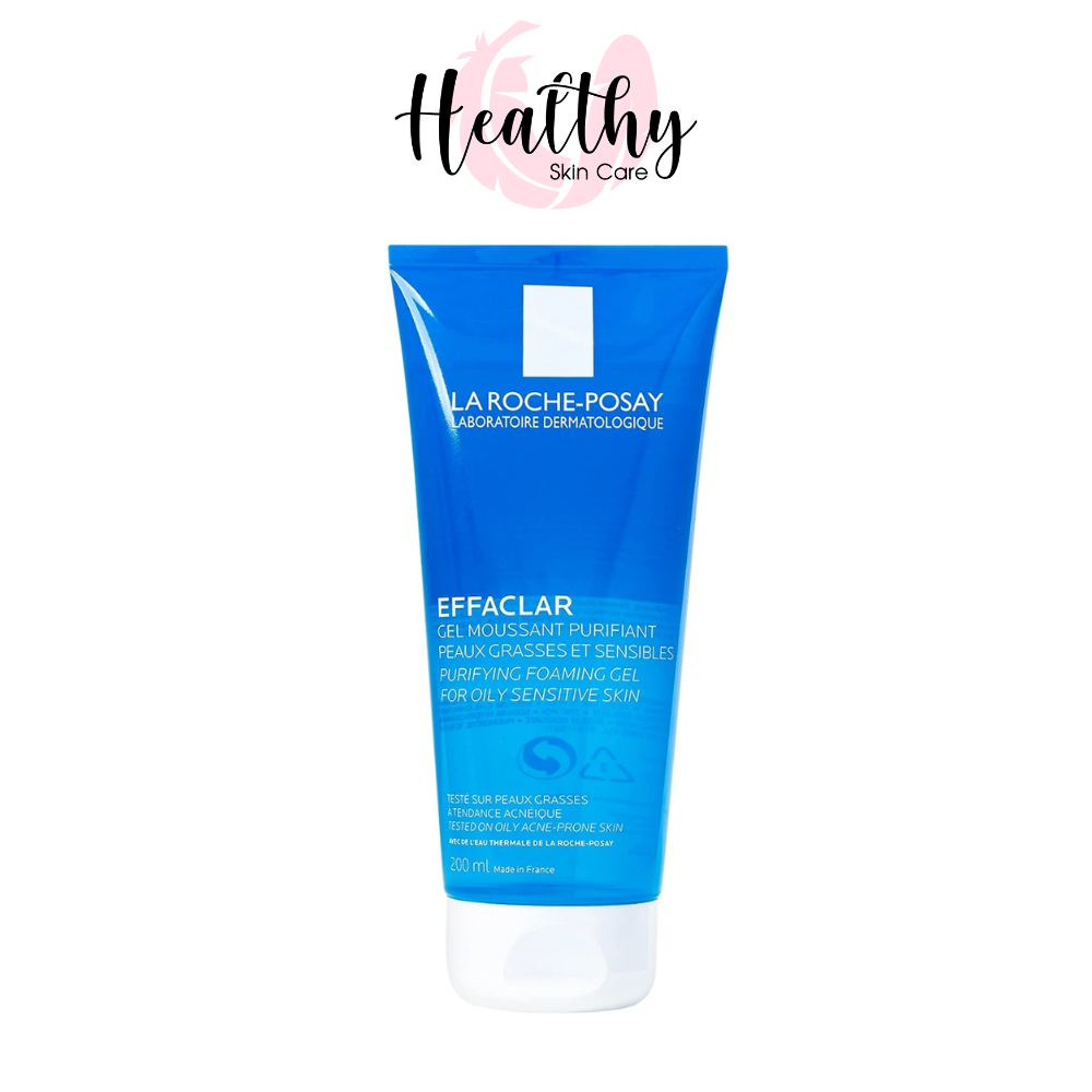 Gel rửa mặt tạo bọt làm sạch & giảm nhờn cho da dầu nhạy cảm La Roche-Posay Effaclar Purifying Foaming Gel