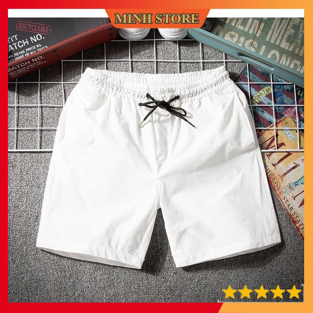 Quần short nam kaki, quần ngố nam chất dày dặn co giãn cực tốt, mềm mịn không bai, không xù SH01 MINHSTORE66