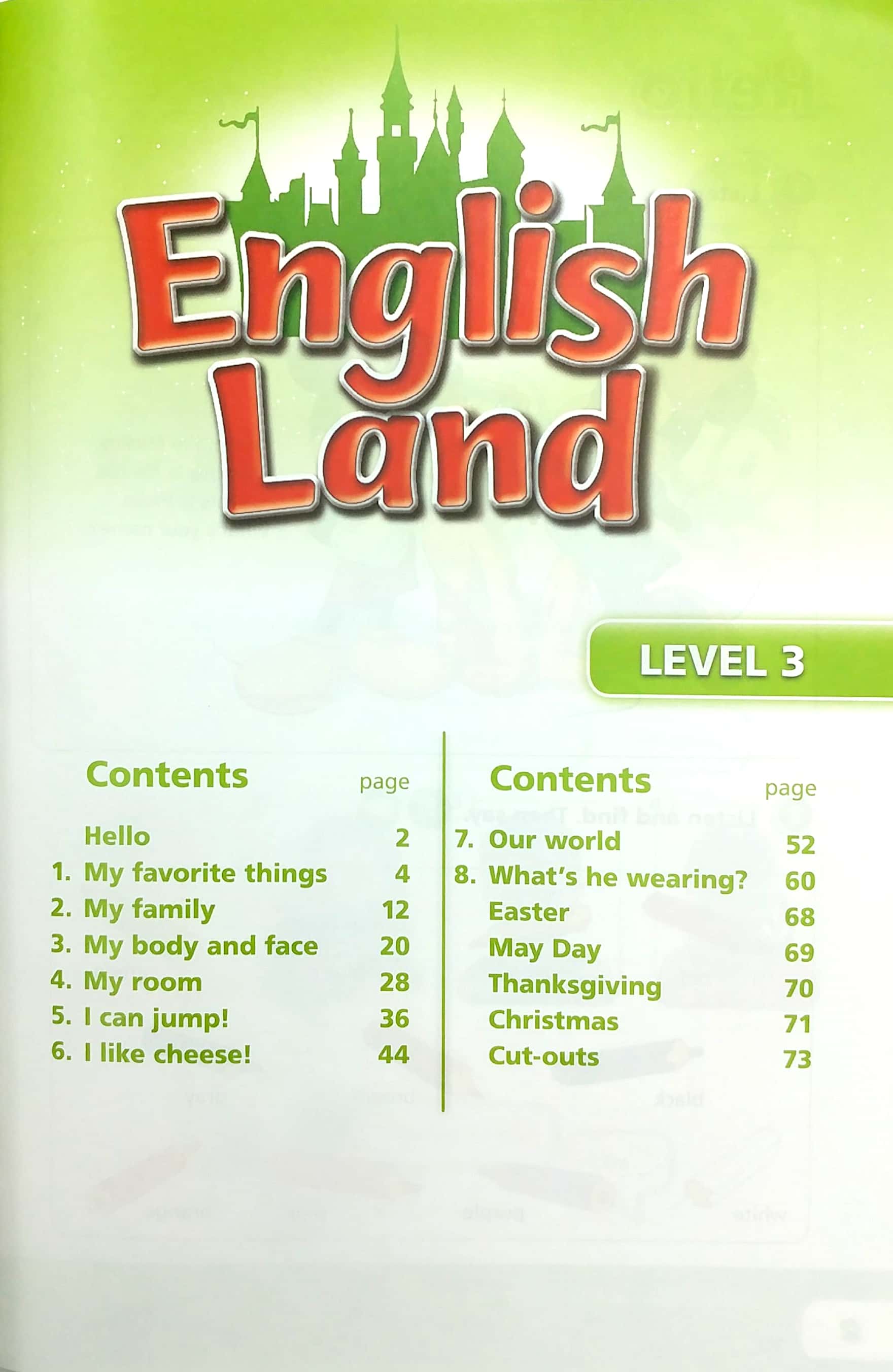 English Land  Level 3: Student Book + Activity Book With CDs