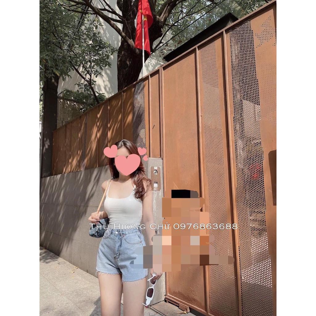 ÁO BA LỖ ZIP CROPTOP CHO NỮ