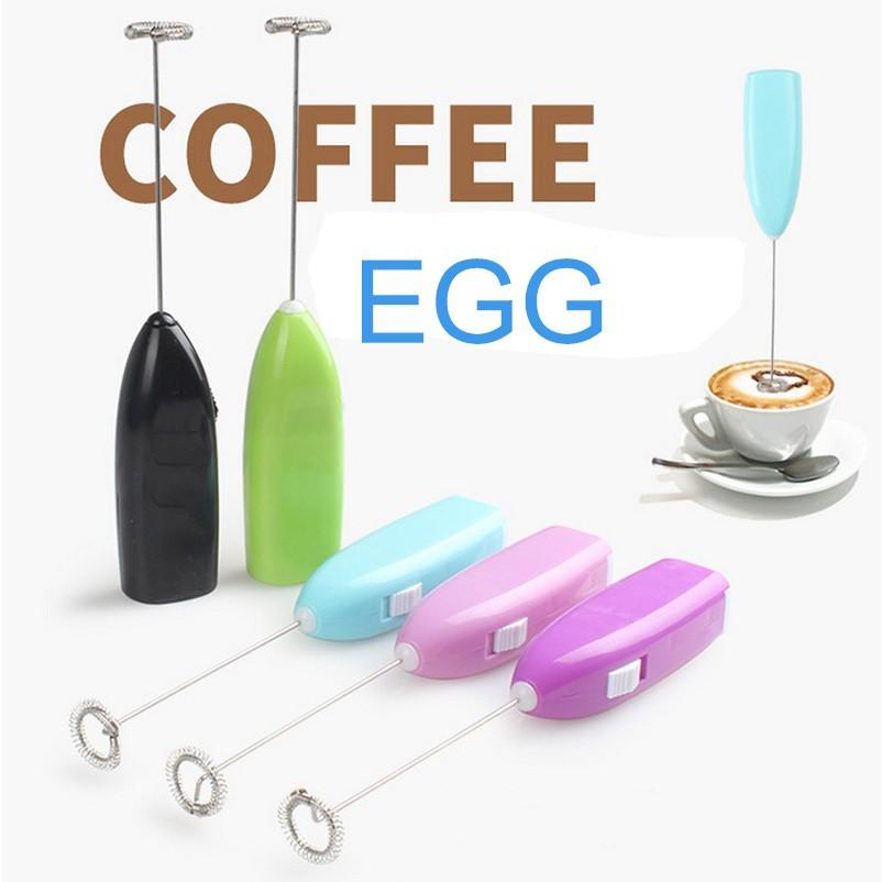 Cây đánh trứng, khuấy cà phê mini sử dụng 2 pin AA tiện dụng.