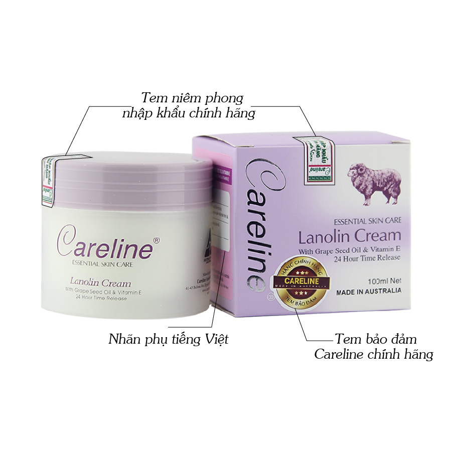 Kem dưỡng da Careline Lanolin Cream