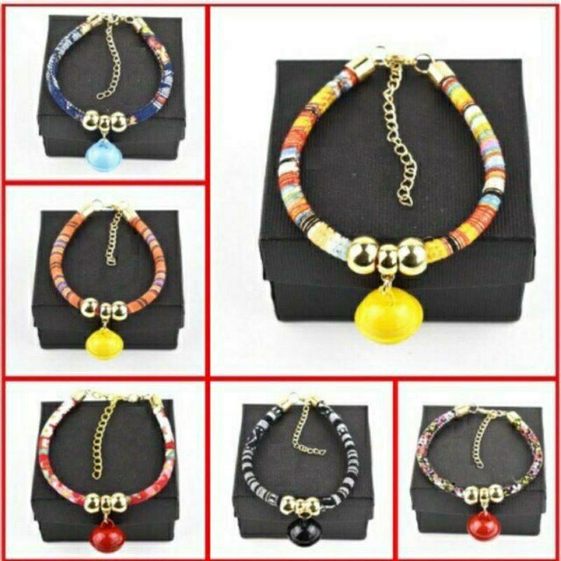 Vòng cổ chuông thổ cẩm cho chó mèo