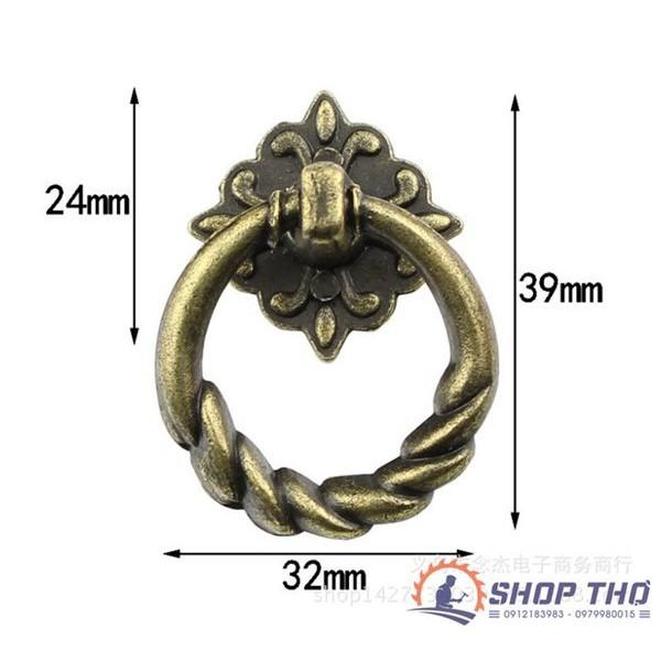 Tay kéo giả cổ BE31 màu đồng đường kính 32mm