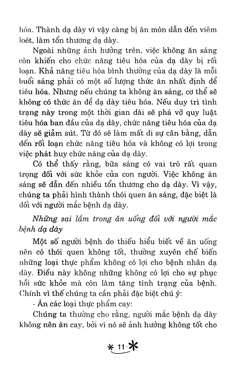 Món Ăn Bài Thuốc Cho Người Bệnh Dạ Dày