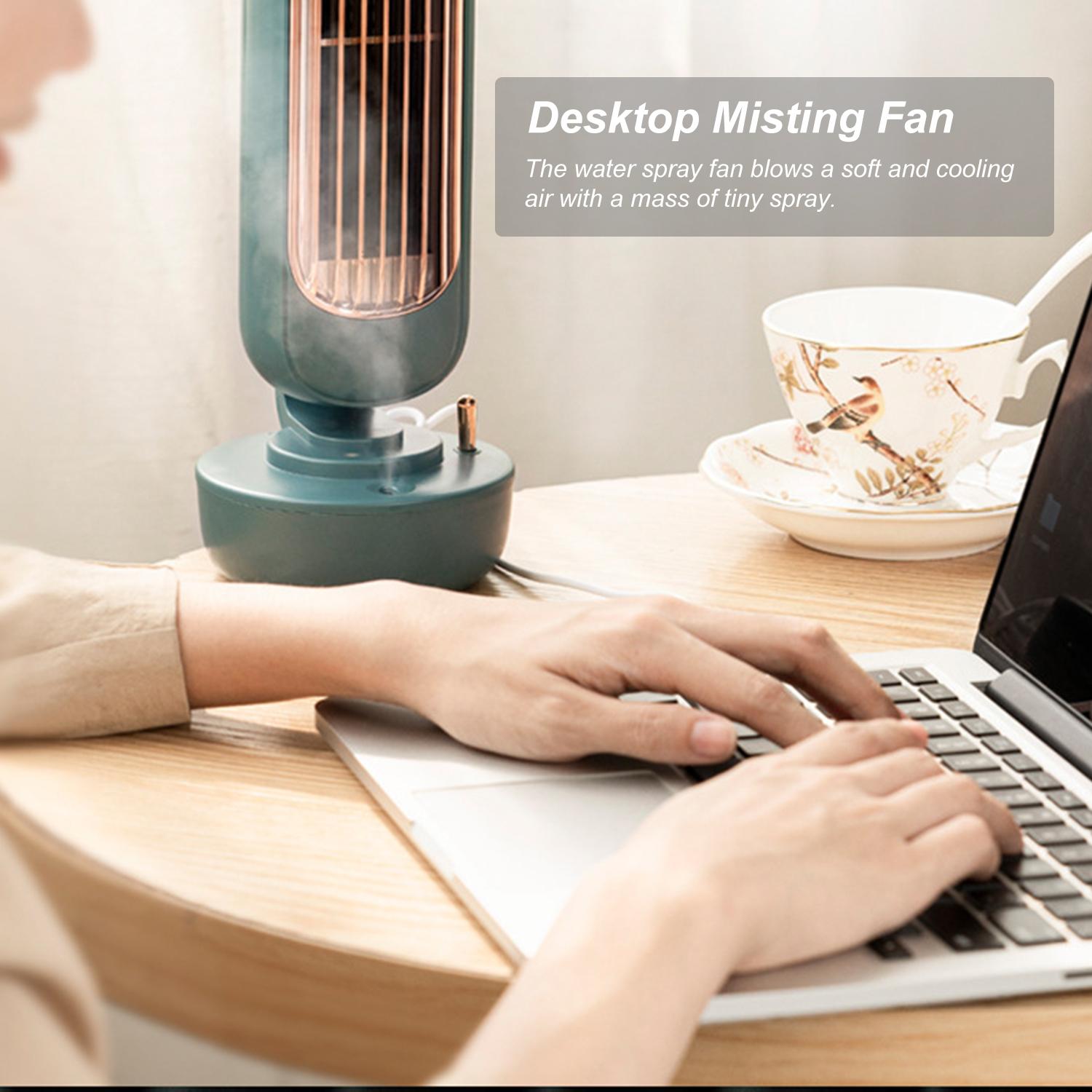 Quạt làm mát,phun sương để bàn Máy tạo ẩm với bình chứa nước220ml, thiết kế dạng bình nước,sử dụng được lâu ở chế độ phun sương.