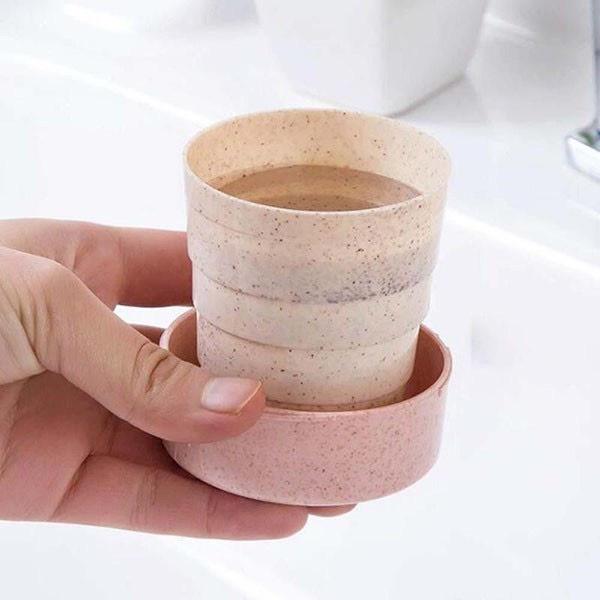 Ly Cốc Gấp Gọn Lúa Mạch Tiện Ích Tiết Kiệm Diện Tiwchs Nhà Cửa