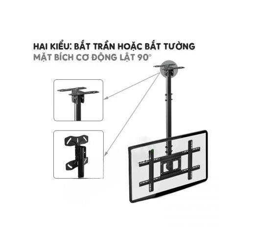Giá treo trần LCD North Bayou T560-15 Hàng chính hãng - ZAMACO AUDIO