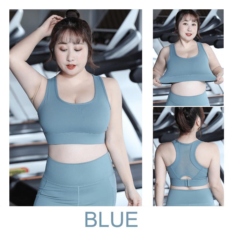 S-5XL Thể Thao Yoga, Áo Lót Tập Gym Nữ Áo Sơ Mi Lưới Thoáng Khí Áo Ngực Thể Thao Crop Lớn Nữ Push Up Yếm Gợi Cảm Thể Thao plus Kích Thước