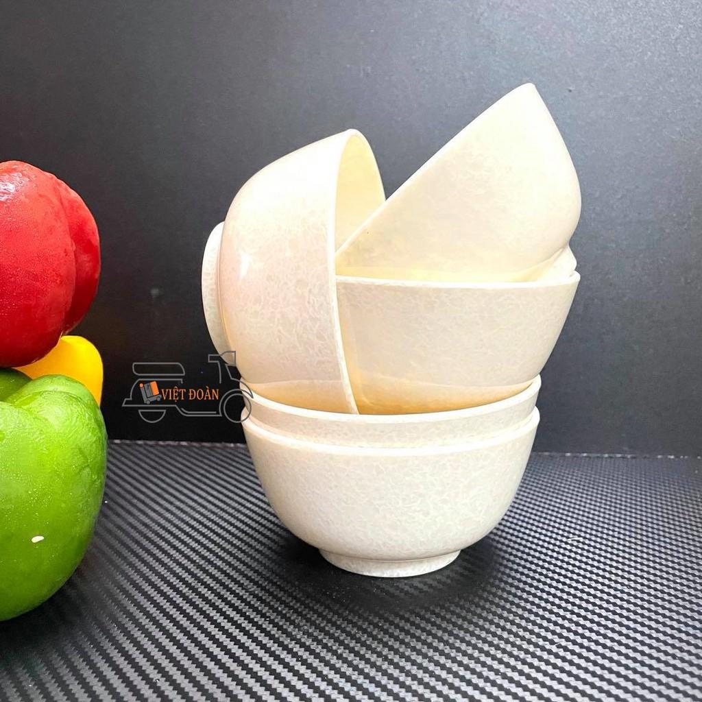 CHÉN BÁT CƠM VÂN ĐÁ - NHỰA MELAMINE cao cấp. COMBO 2/ 5/ 10 CHÉN. Sản xuất đạt QUATEST3, EUROFINs, QUACERT, SGS. Cam kết