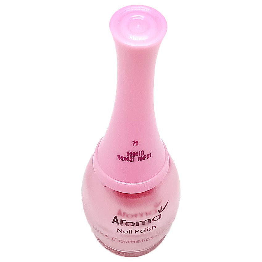 Sơn móng tay Aroma Nail Polish Hàn Quốc 12ml #72 hồng san hô tặng kèm móc khóa