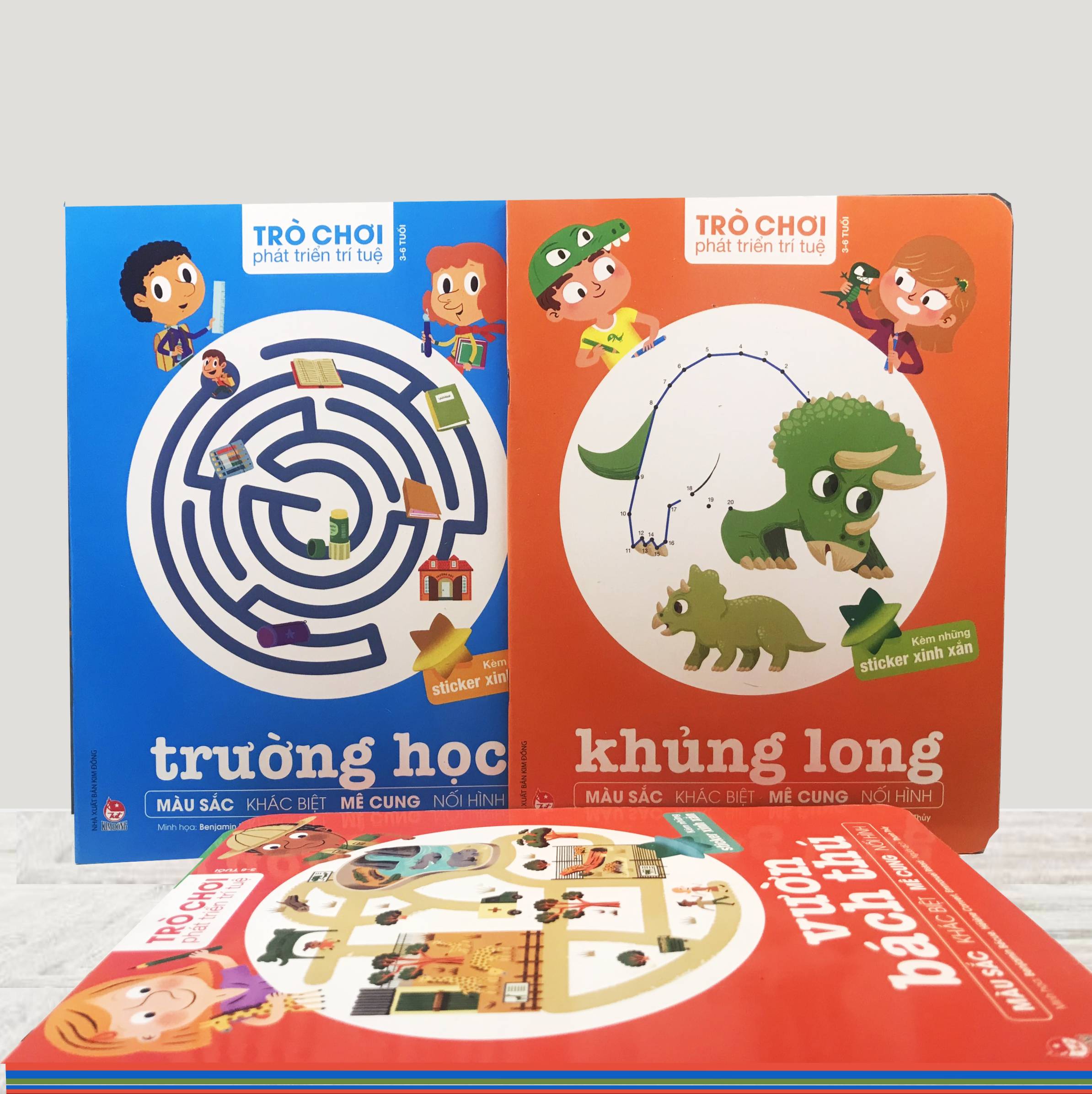 Combo Trò Chơi Phát Triển Trí Tuệ cho bé từ 0-6 tuổi