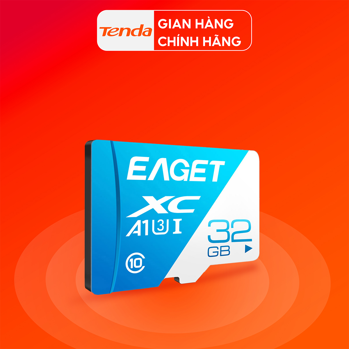 Thẻ nhớ micro 32Gb ET-T1 EAGET Class 10 80Mb/s - Hàng chính hãng