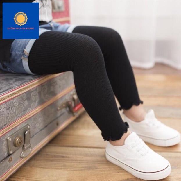 Quần legging bé gái, thun gân co giãn nhiều cho bé thoải mái, năng động - Quần áo trẻ em - GiaKhang