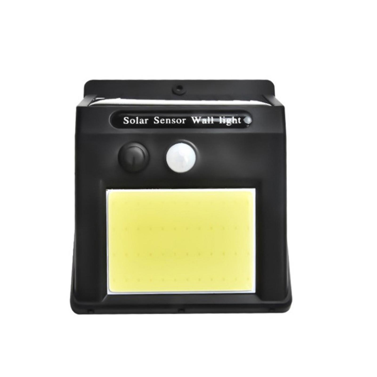Household Solar Lamp Human Body Sensing Waterproof Solar Outdoor Body Induction Solar Wall Lamp 1200mAh for Courtyard Patio Garden Lighting 48LED Night Lamp No Wiring Required