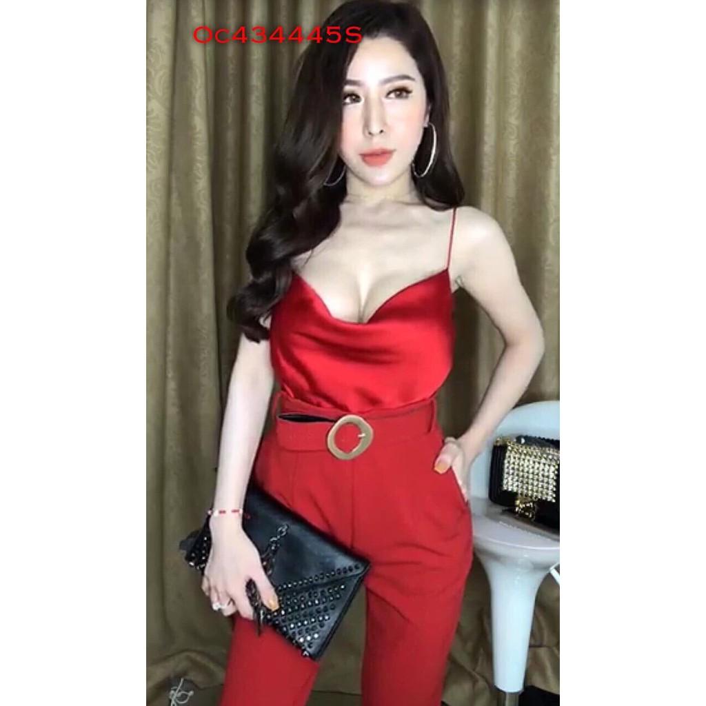ÁO 2 DÂY VẢI PHI LỤA XỊN