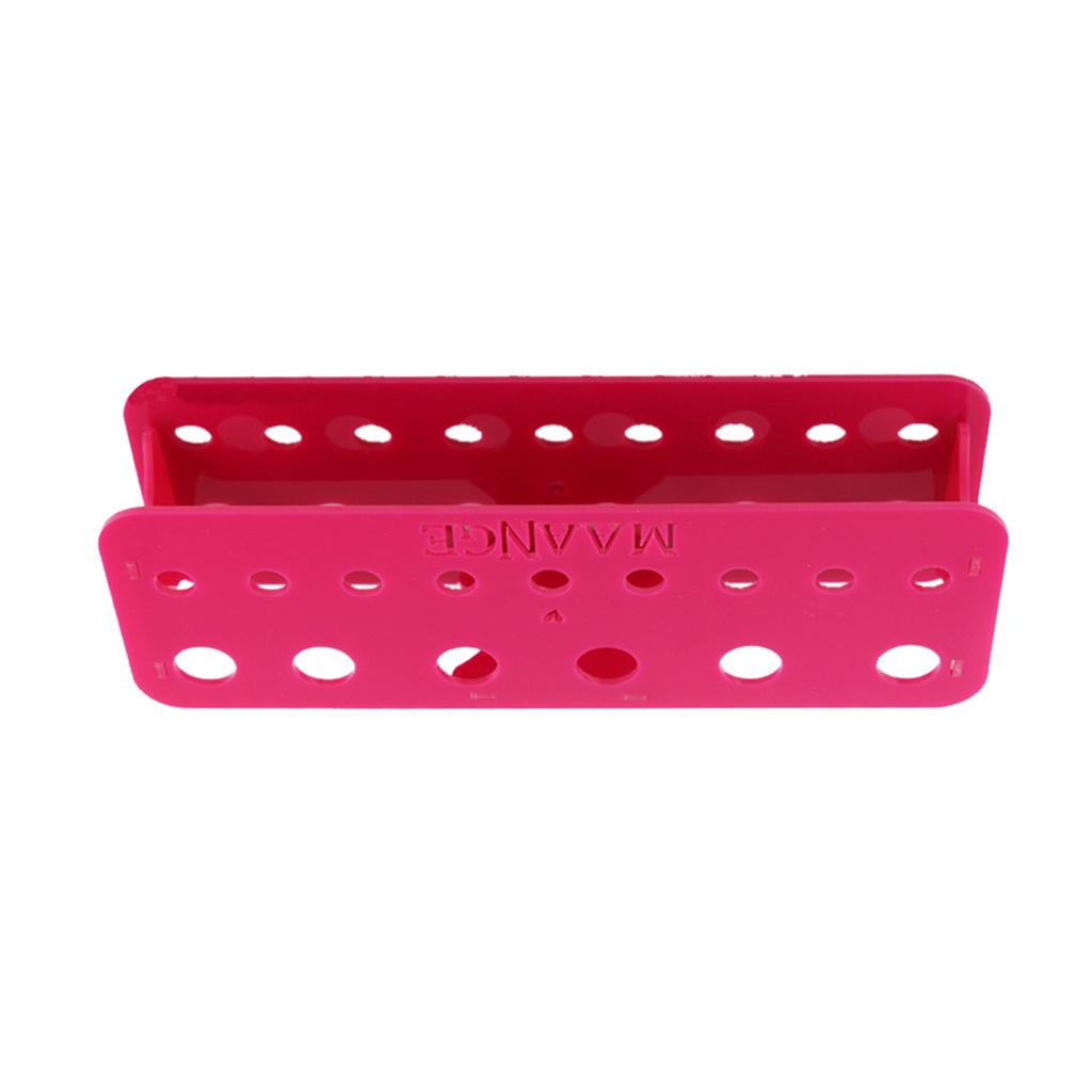 Cosmetic 15 Holes Acrylic Makeup Brush Holder Drying Rack Stand Brushes Display Organizer Dryer Shelf 4 Colors