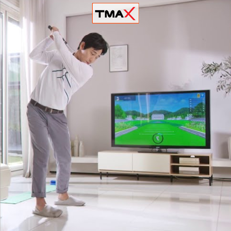 Thiết Bị Chơi Golf Mô Phỏng Cao Cấp Tại Nhà TMAX PUTTJOY: Nhỏ Gọn, App Chơi Golf Miễn Phí.