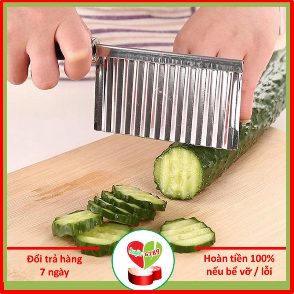 Dao thái rau củ lượn sóng