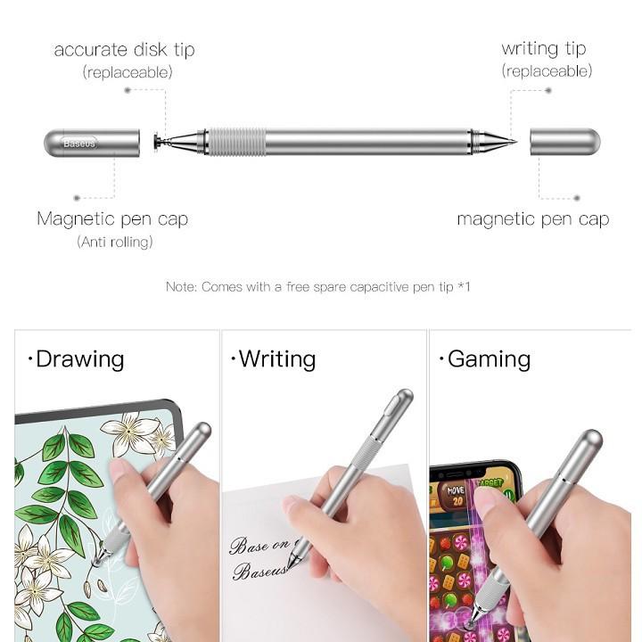 Bút cảm ứng điện dung 2 trong 1 Baseus Golden Cudgel Capacitive Stylus Pen cho Smartphone / Tablet/ iPad -Hàng Chính Hãng