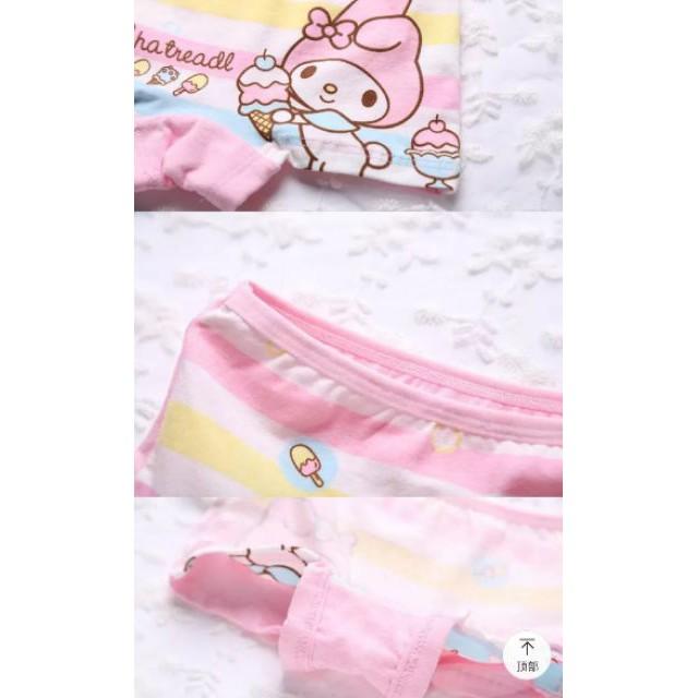 Set quần chip đùi bé gái mèo Hello Kitty